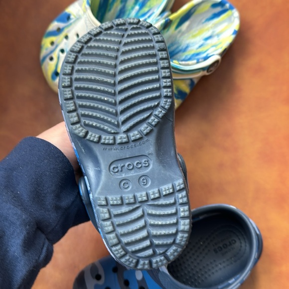 Little Boys Crocs Sandals, two pairs, size 9 boy toddler - Picture 2 of 5